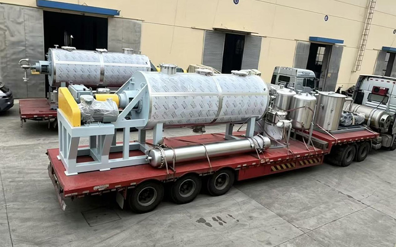 img of May 2026 | Two 6000L Vacuum Rake Dryers Exported to Mexico for Heat-Sensitive Biomaterial Drying